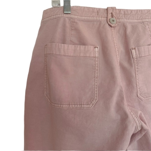 ANTHROPOLOGIE ~ Women’s Light Blush Pink High Waist Cargo Style Pants size 29 - Picture 7 of 8